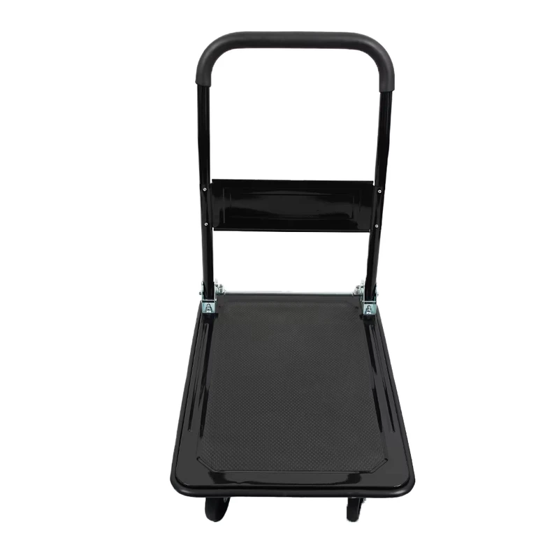 Easy Install Heavy Duty Warehouse Folding Platform Hand Cart Trolley