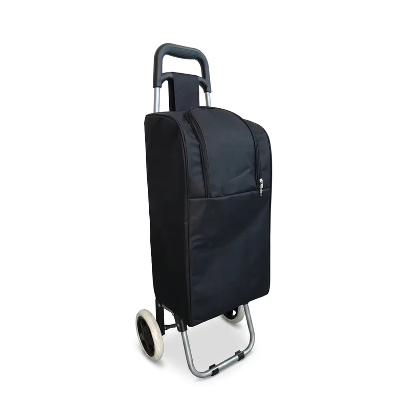 Easy to Carry Folding Shopping Cart Retractable Handle Trolley Bag for Easy Storage and Space Saving