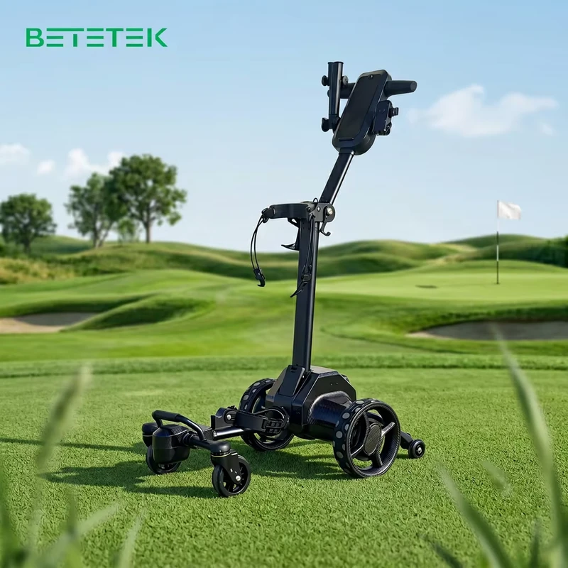 Eco Friendly Lithium Electric Golf Trolley with Aluminium Alloy Frame and 80kg Load Capacity for Golf Courses