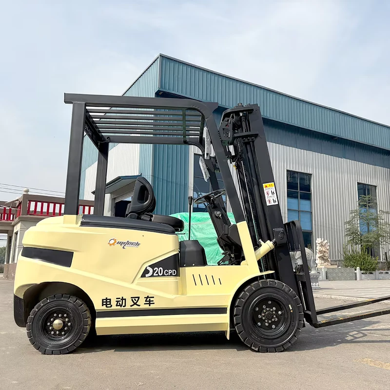 Economic Electric Fork Lifts 1000kg 2000kg Full Electrical Pallet Electric Forklift with Battery Charger