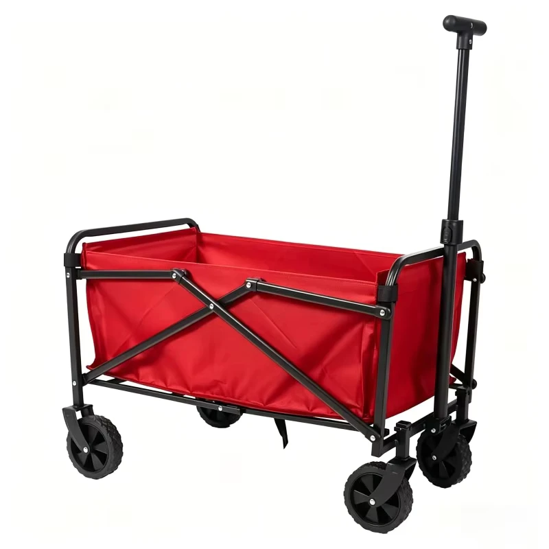 Economy Folding Utility Wagon Cart Compact Design with Custom Logo Packaging