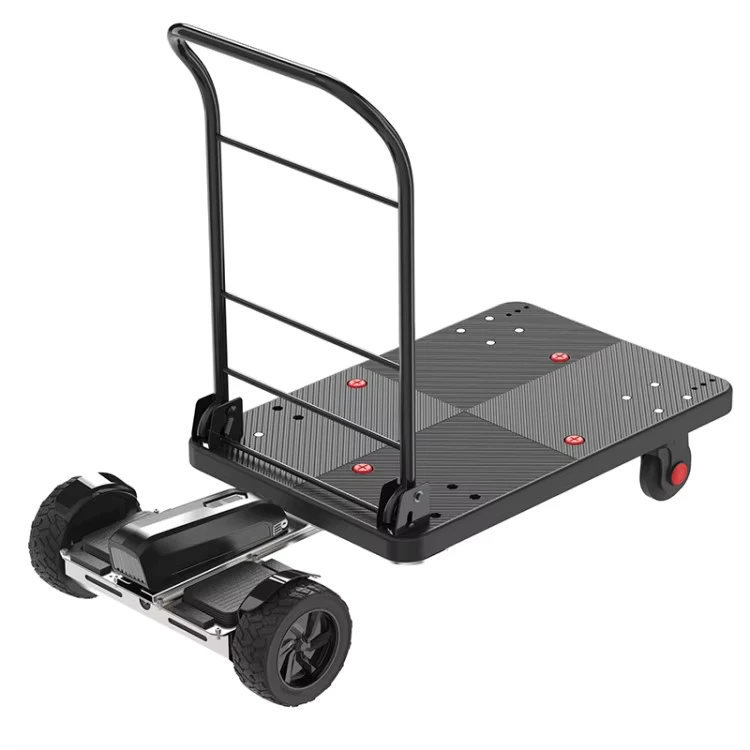 Efficient Balancing Electric Platform Trolley for Warehouse Car Warehouse Platform Trolley