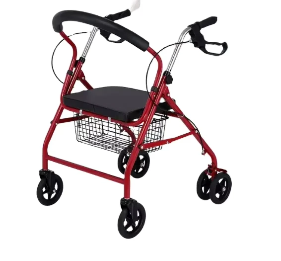 Elderly Walking Aid Cart Assisted Car Shopping Cart Supermarket Elderly People Walking Aid Trolley Rack