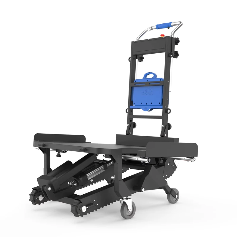 Electric 551 Lbs Self balancing Stair Climber Trolley Climbing Stairs Hand Truck