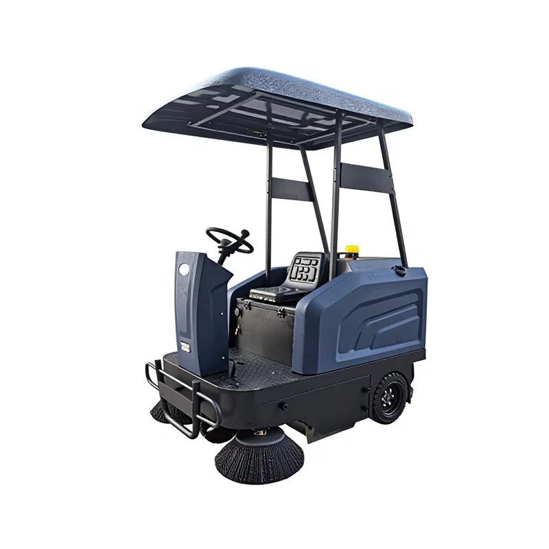 Electric Battery Ride on Road Sweeper SD 1450 Ride On Cleaning Cart with 220V 48V and 1 Year Warranty Vacuum Sweeper