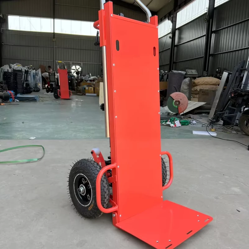 Electric Dolly Stair Climbing Trolley 2 Battery Stair Climbing Hand Truck 300kg Load Stair Climber Crawler Dolly Cart