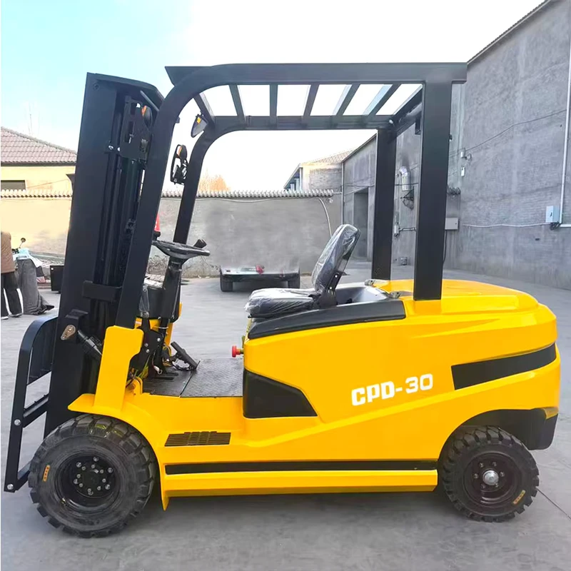 Electric Forklift 0.8ton 1ton 2ton 3ton Portable Mini Electric Forklift