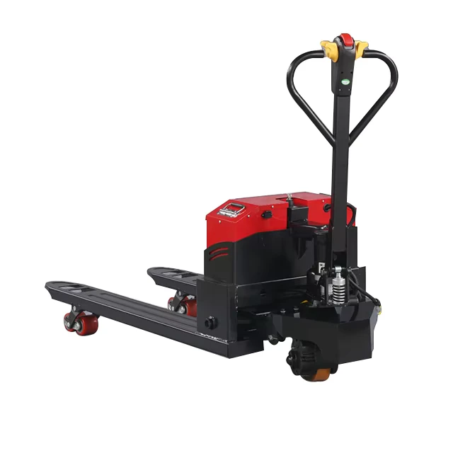 Electric Forklift 1500kg 2000kg 24V 28Ah Lithium Battery Fully Electric Pallet Truck
