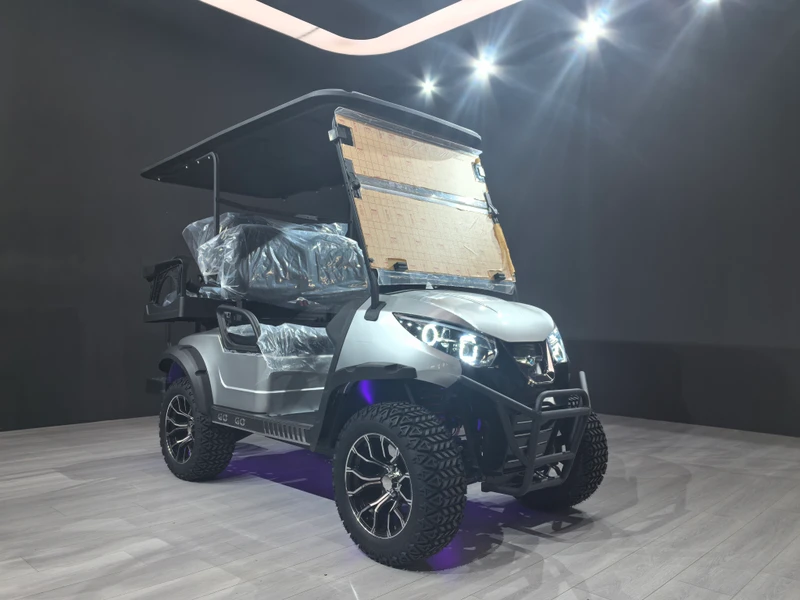 Electric Hunting Club Street Legal Utility Vehicle Car Electric Lithium Golf Cart 4 Seater