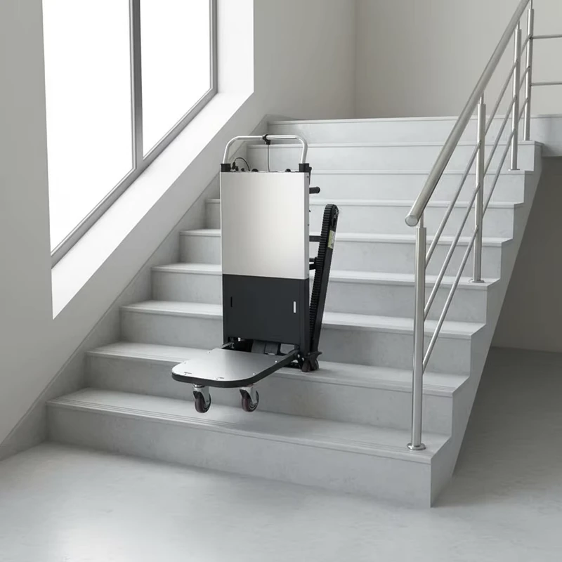Electric Lifter Stair Climber Hand Cart Truck Stair Climbing Crawler Trolley Tracking Stair Climbing Trolley