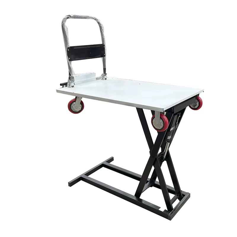 Electric Lifting Hand Trailers Load Capacity 300kg Lifting Height 65 Centimetes