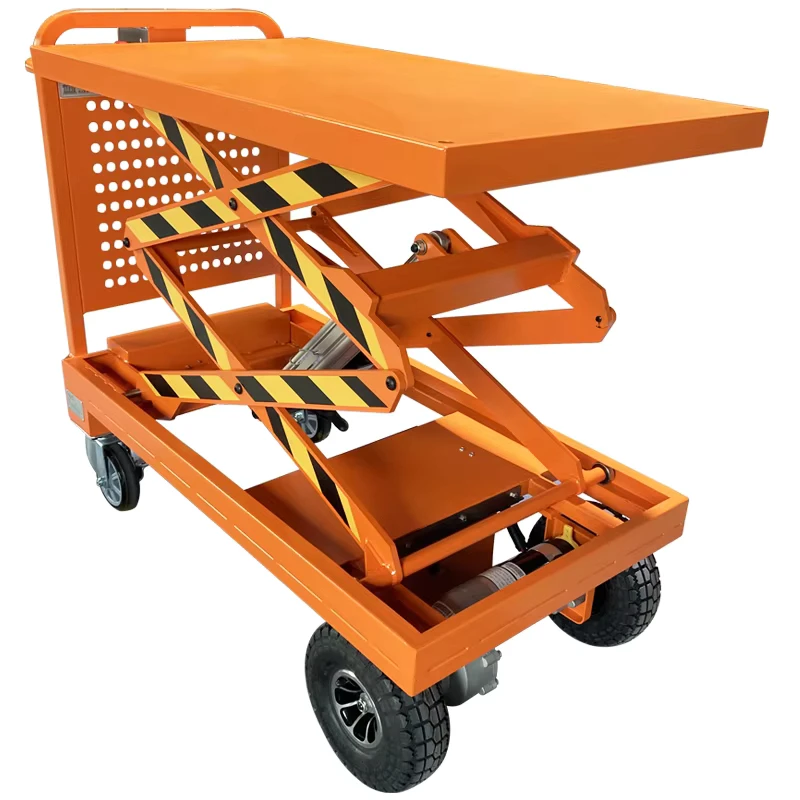 Electric Lifting Walking Trolley With Cylinder Technology For Factory Production Featuring Customizable Lifting Solutions