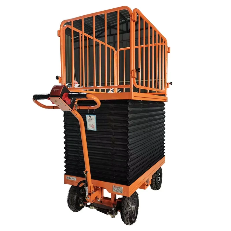 Electric Motorized Hand Carts Trolleys Heavy Duty Platform Trolley with Aluminium Construction 300kg and 500kg Load Capacity