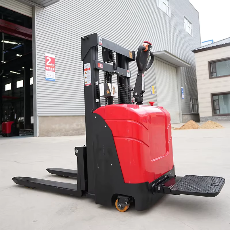 Electric Pallet Jack Electric Stacker Forklift 1.5T 2T 2.5T Full electric Portable Self Loading Stacker