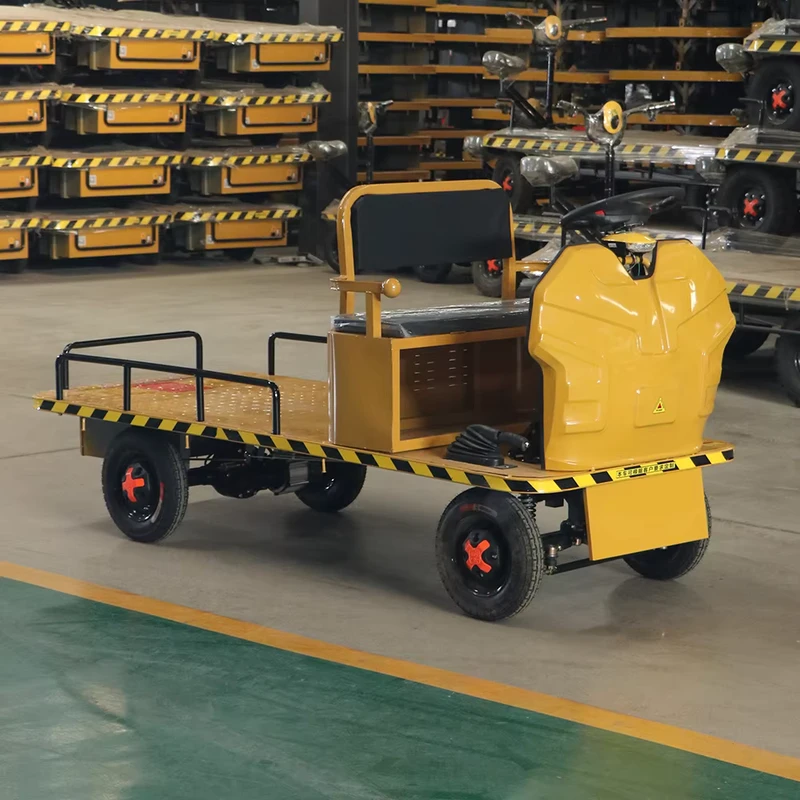 Electric Pallet Trolley Mini Truck Family Electric Scooter Trolleys Electric Portable Hand Trolley with 1 Ton Loading