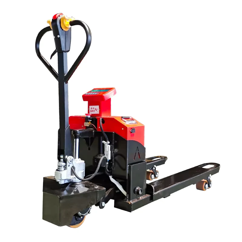 Electric Pallet Truck 2 Ton 3 Ton Walking Pallet Jack with Electronic Scale and Printer