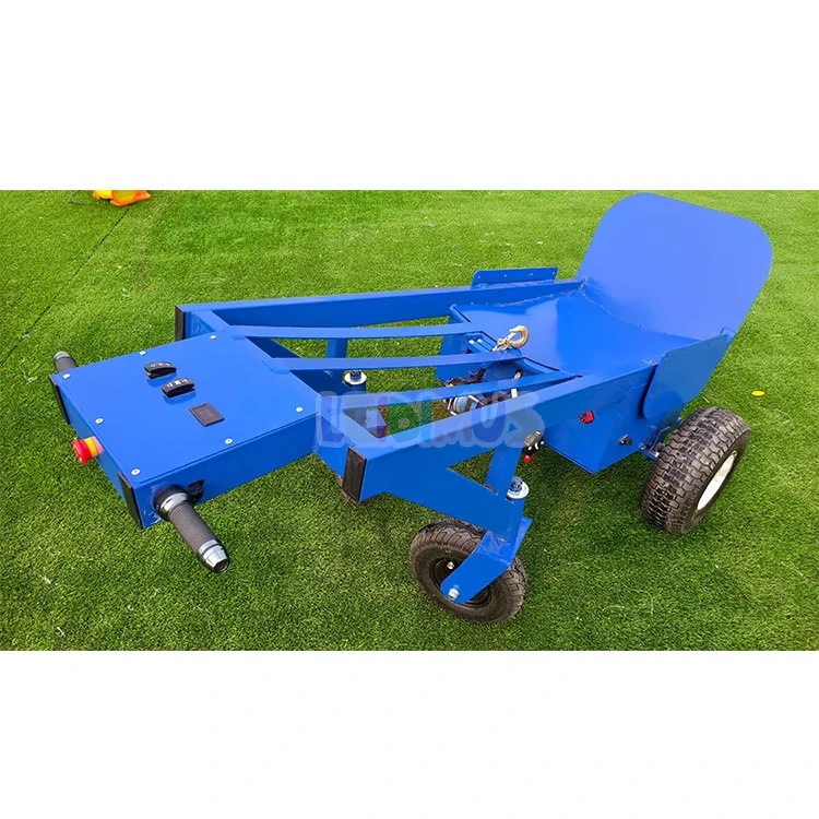 Electric Powered 4 Wheel Heavy Duty Hand Truck Dolly with Winch for Lifting Inflatable Bounce Houses