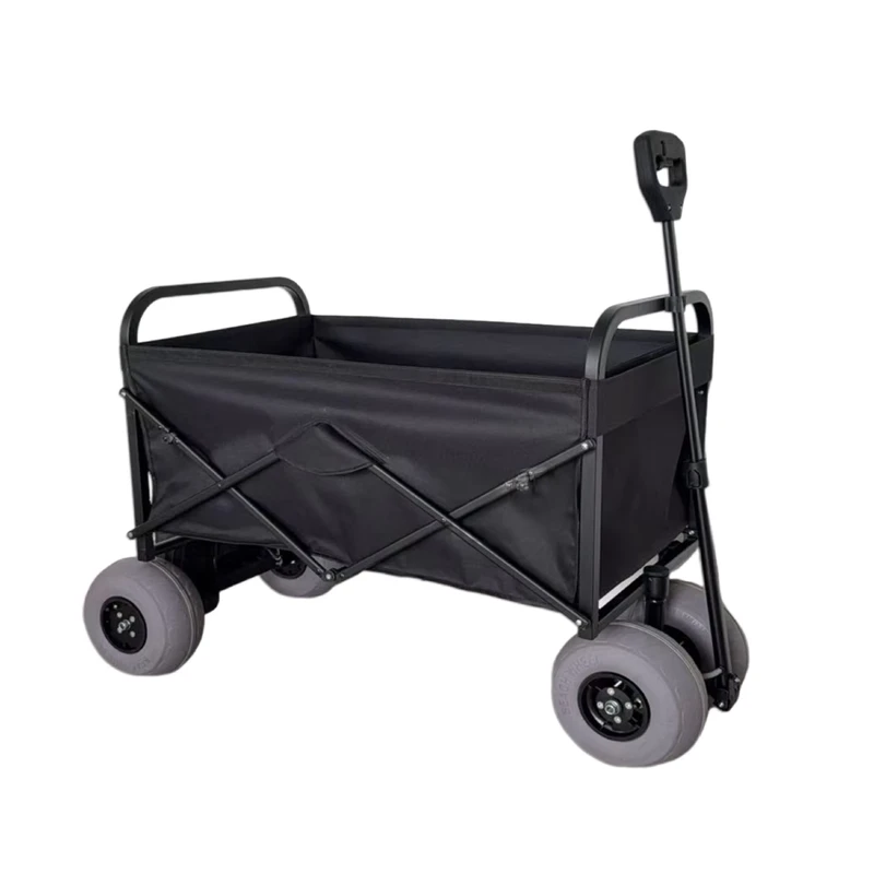 Electric Powered Rechargeable Enclosed Beach Cart Outdoor Multi-functional Motorized Folding Camping Tools