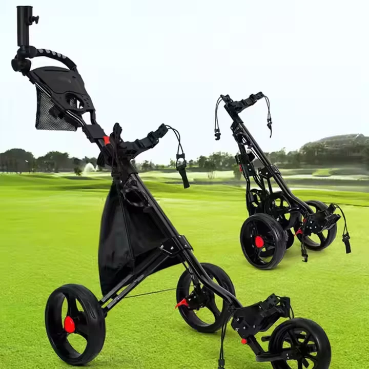 Electric Remote Control Golf Cart 45 Holes Battery Golf Caddy Foldable Follow Me Golf Trolley