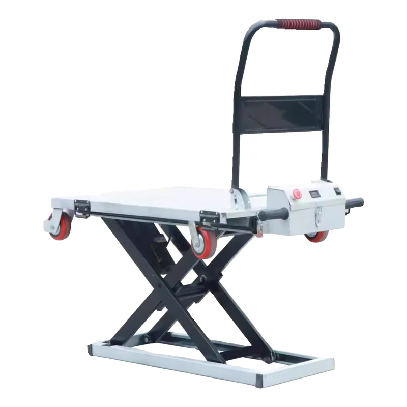 Electric Scissor Lift Table Hydraulic Lifting Platform with Anti-Slip Platform for Warehouse Use