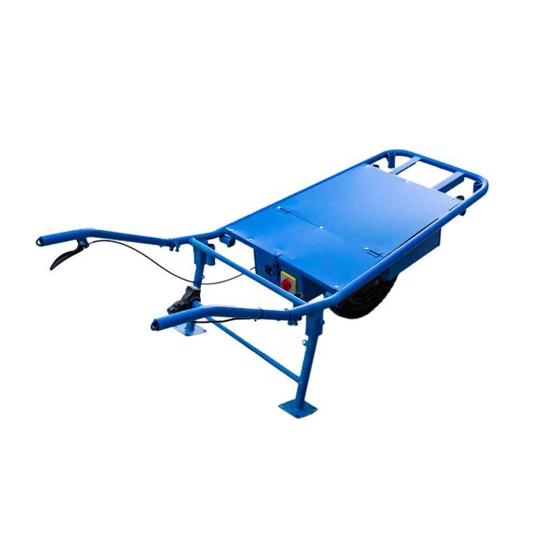 Electric Small Cart Unicycle Platform Hand Cart Trolley Cargo Outdoor Garden Wagon Heavy Duty Household Industrial