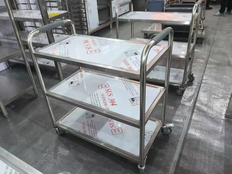 Electric Stainless Steel Utility Cart Buffet Food Warmer Kitchen Equipment for Hotel Restaurant Service Trolley