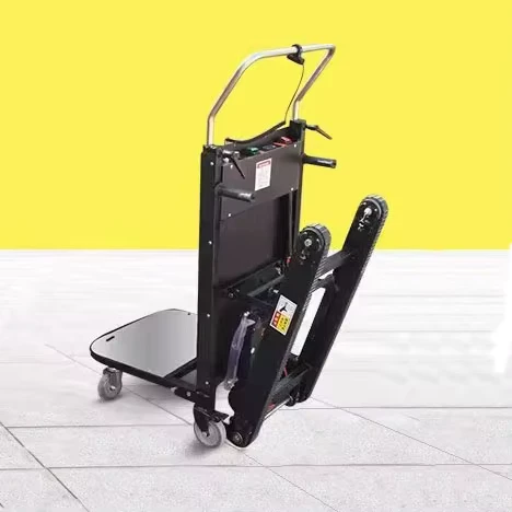 Electric Stair Climber Four Wheel Platform Steel Trolley 300kg Load Capacity Industrial Tools Furniture Moving OEM Storage