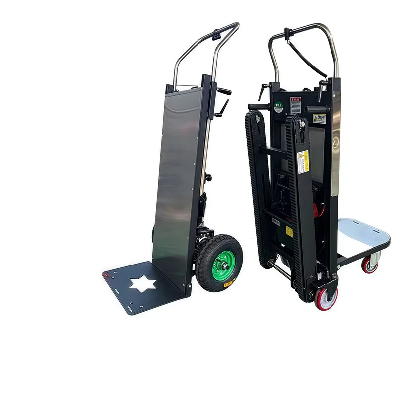Electric Stair Climbing Trolley with Battery Customizable Platform Structure OEM Support