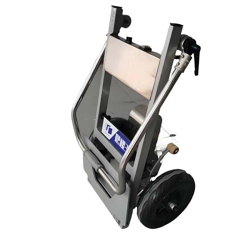 Electric Stair Climbing Truck Mobile Steel Stair Trolley with Lithium Battery for Heavy Goods
