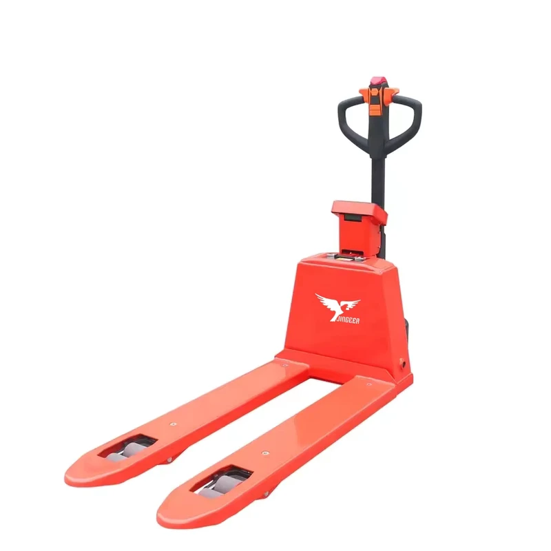 Electric Steel Pallet Truck with Scale 1.5t Capacity