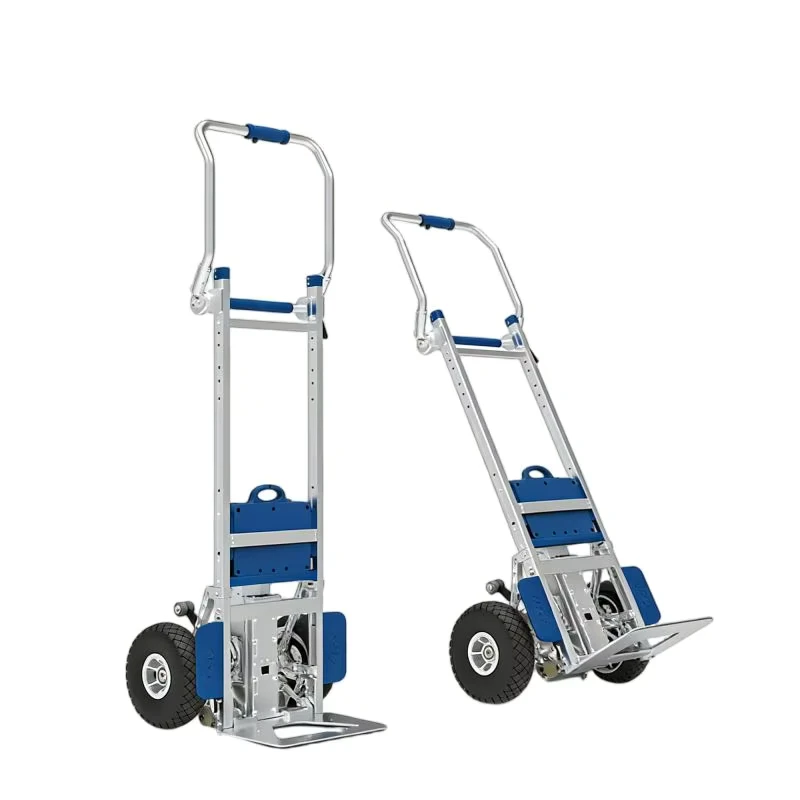 Electric Trolley Cart Climbing Stairs Hand Truck Stair Climber Dolly for Crawler Lithium Battery US Local Stock Climb Cargo