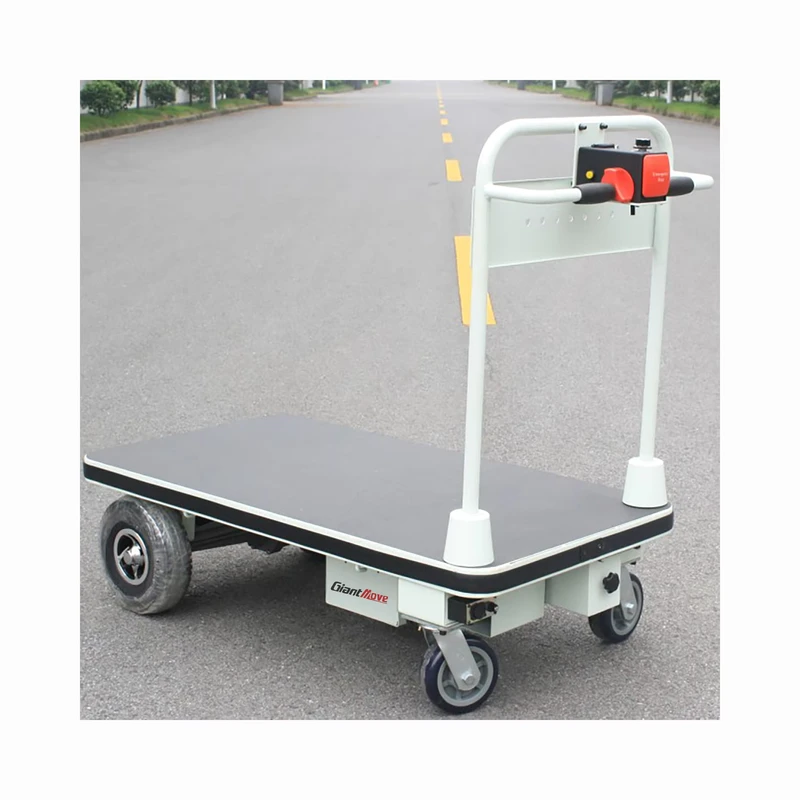 Electric Trolley Cart Motorized Hand Truck Power Cart