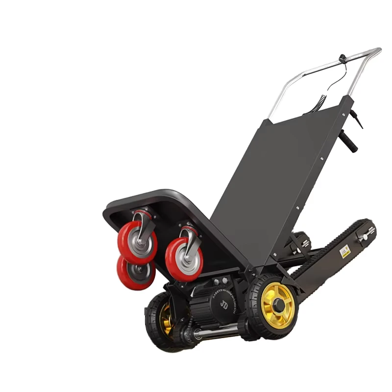 Electric Trolley Electric Crawler Lift Truck with Steel Platform Foldable for Hand Carts & Trolleys Volume Version Support