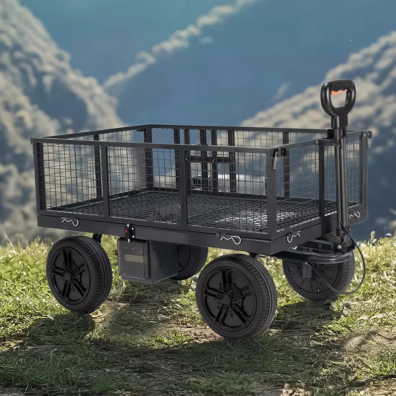Electric trolley Maximum Load Capacity 100kg Electric Wagon Electric Garden Carrier Electric Trolley Cart Camper Van