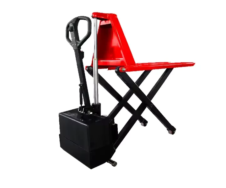 Electrical High Lift Scissor Hydraulic 1000kg Handling Equipment 1t Pallet Truck