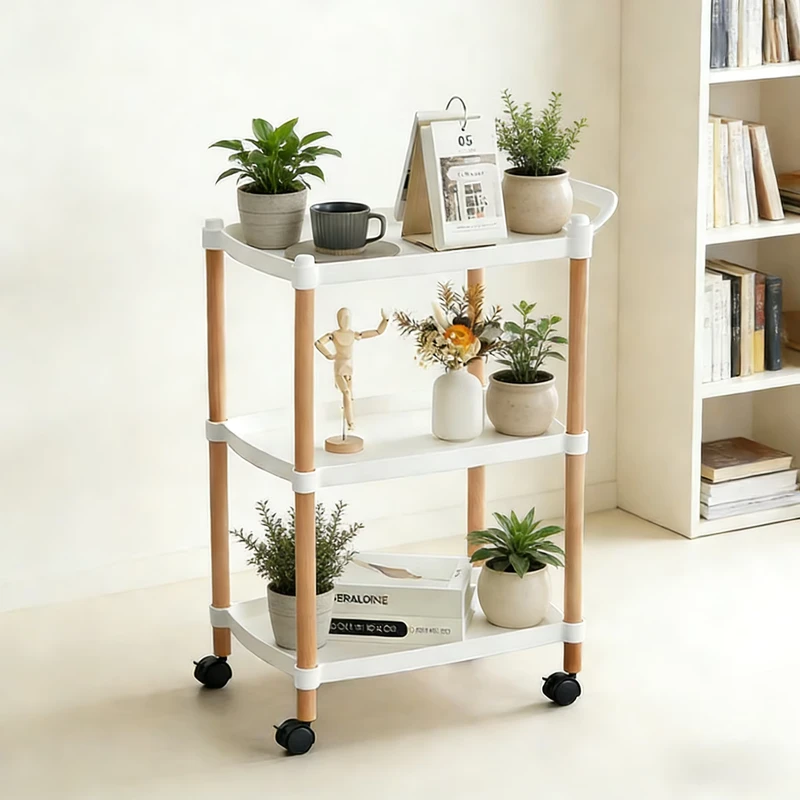 ElegantCart Portable Design With Wheels For Home And Office Uses