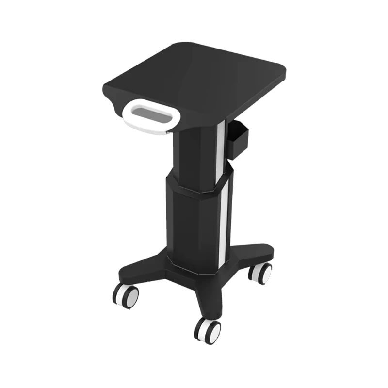 Esthetician Cart Rolling Trolley Cart with Tray Wheels and Stand Mobile Cart for Beauty Salon Machines