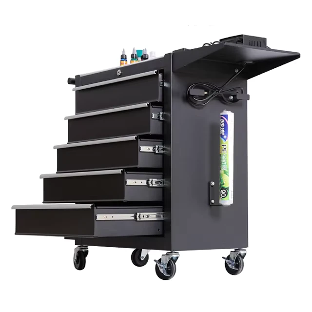 Esthetician Salon Trolley Cart Tattoo Barber Tool Box