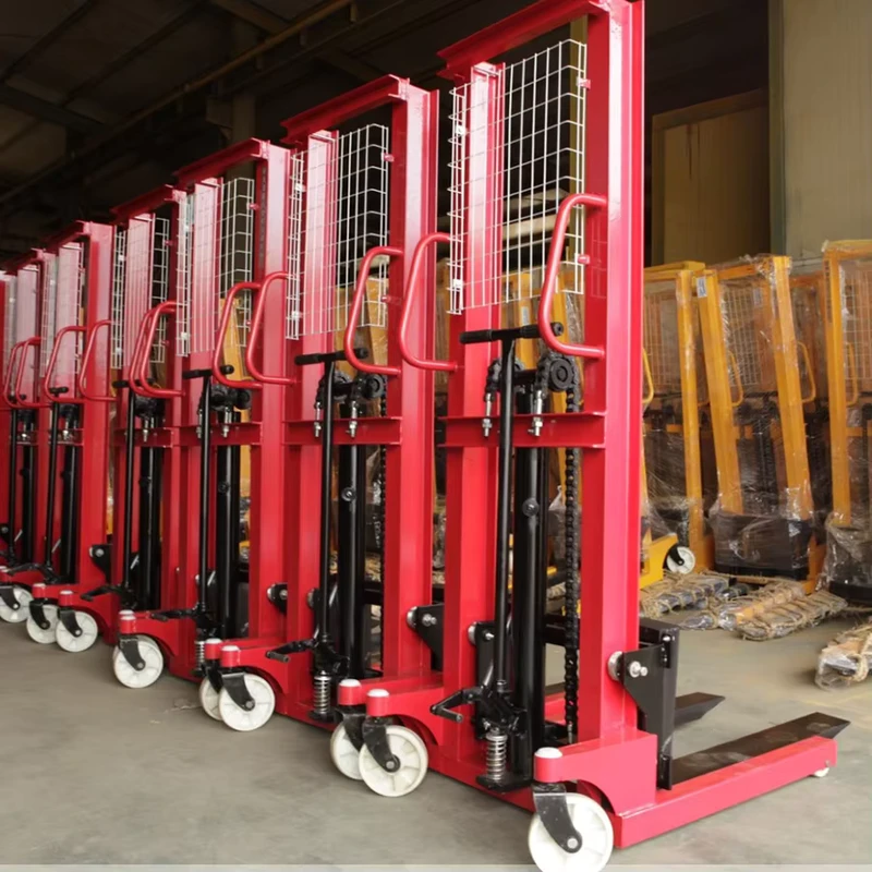 Explosion Proof 1t 1.5t 2t 3t Manual Forklift Lifter Machine 3000kg Manual Stacker with Hand Pallet Hand Fork Lift Forklifts