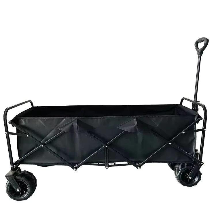 Extra Large Capacity Collapsible Folding Wagon Cart for Outdoor Camping Shopping