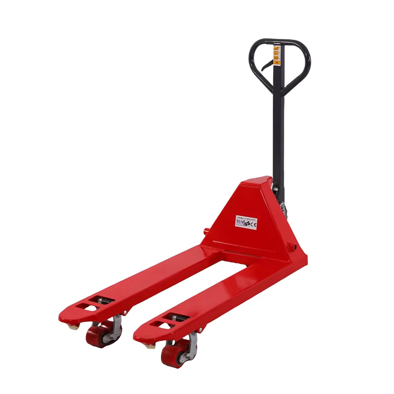 Factory 2/2.5/3/5 Ton Hydraulic Lifting Crane Hand Pallet Portable Stacker Forklift Trolley Truck for Supermarket