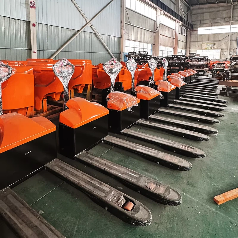 Factory 2000kg Full Electric Hydraulic Pallet Truck Walk 1500kg Lithium Battery Pallet Jack Manual Forklifts Trans Pallet