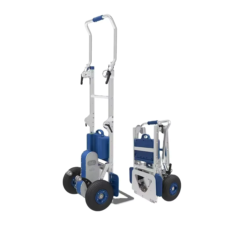 Factory Aluminium IP54 Powered Electric Stair Climbing Hand Truck Trolley