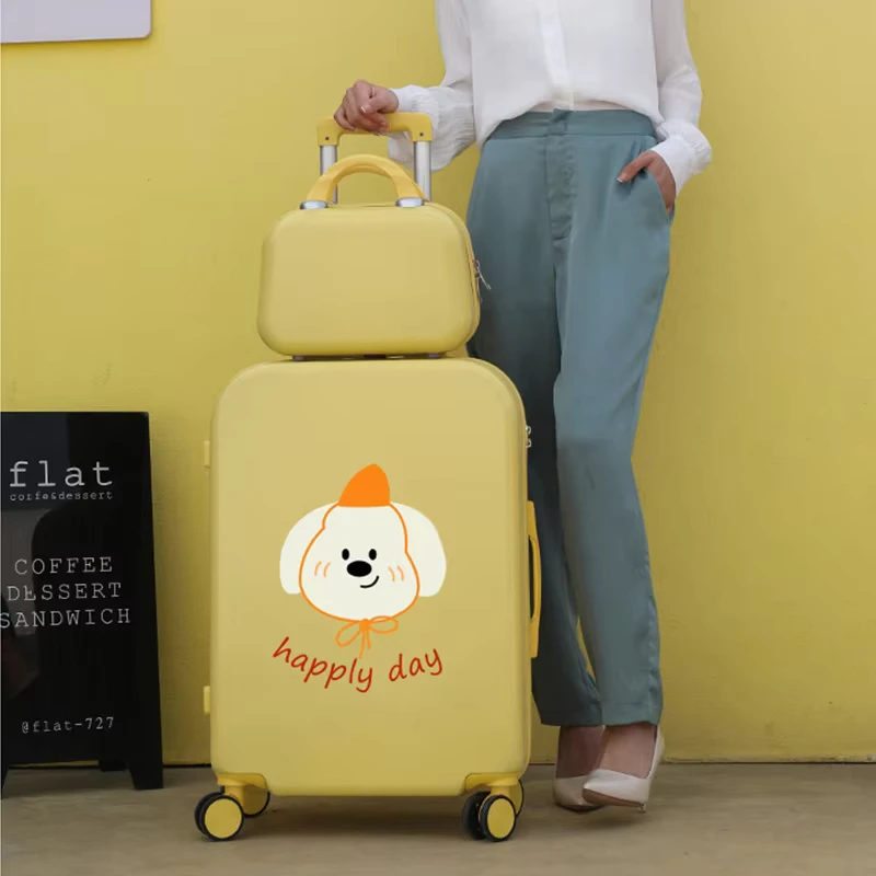 Factory Cabin Size Cartons Kids Suitcase for Travel Trolley Luggage 360 Shock Absorbing Removable Wheels Luggage Set