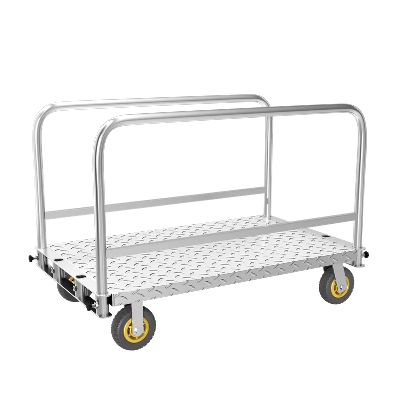 Factory Customized 2 in 1 Multifunctional Steel Plate Handcart Heavy Duty Trolley