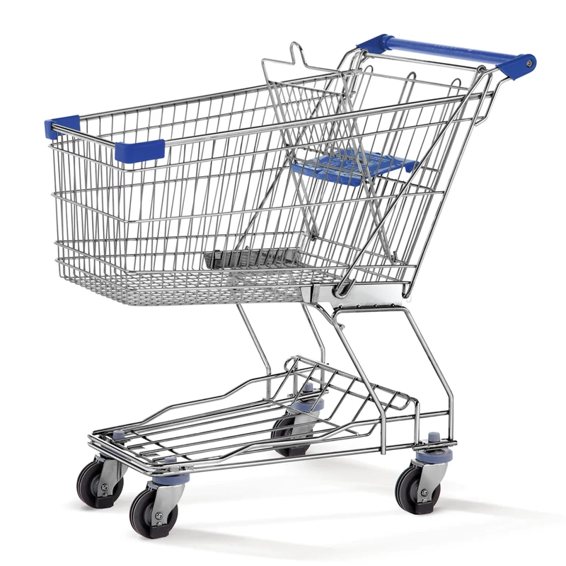 Factory Direct Heavy Duty Shopping Trolley for Super Market Grocery Shopping Cart