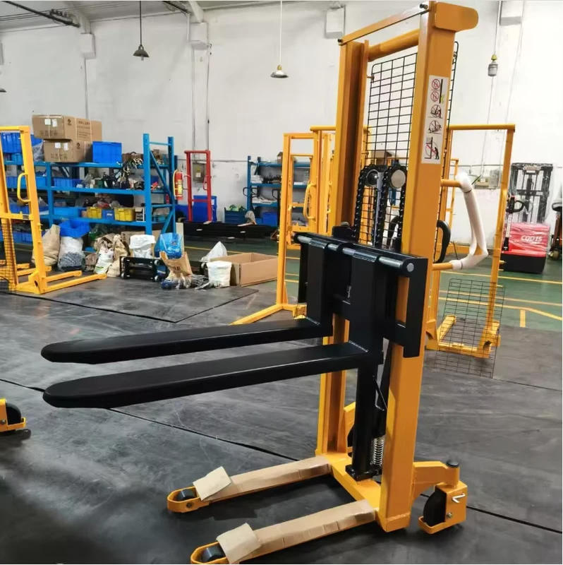 Factory Direct Mini Hydraulic Hand Stackers 0.5ton 1ton 1.5ton Manual Forklifts for Efficient Pallet Handling