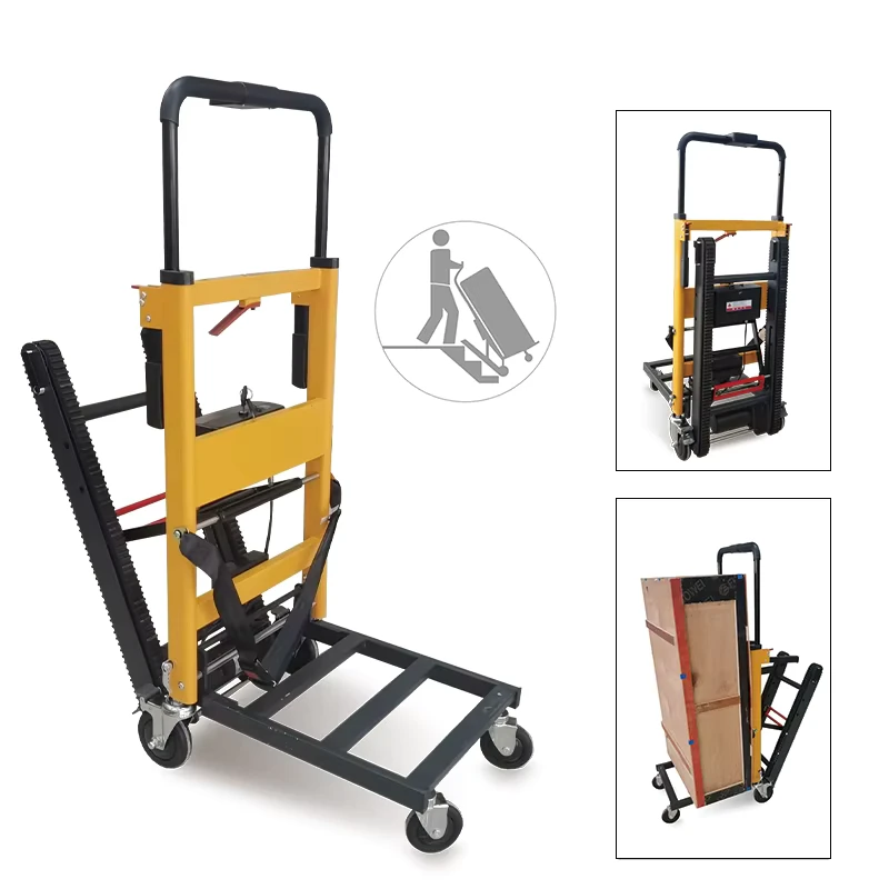 Factory Direct OEM ODM Customizational With180kg Heavy Duty Electric Lithium Battery Foldable Stair Climbing Trolley