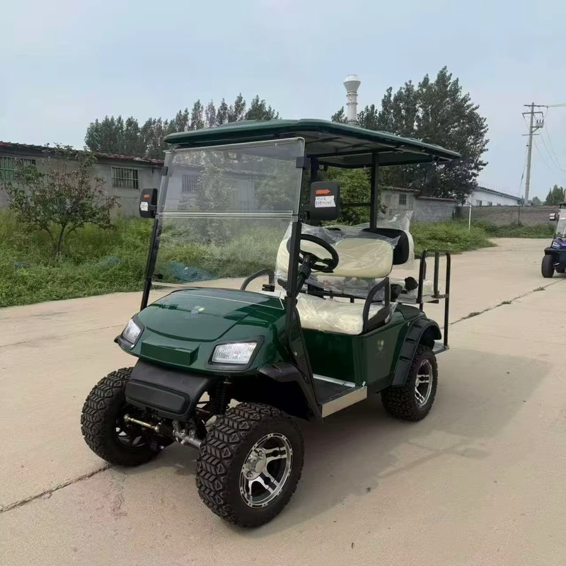Factory Direct Price 6 Seater Electric Golf Cart Steel Frame Heavy Duty Utility Vehicle for Resort Course