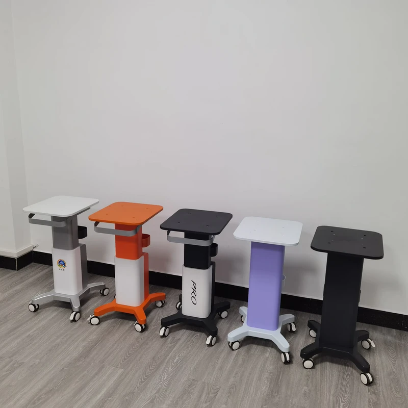 Factory Direct Sales 4 Mobile Wheels Facial Spa Beauty Salon Beauty Machine Trolley